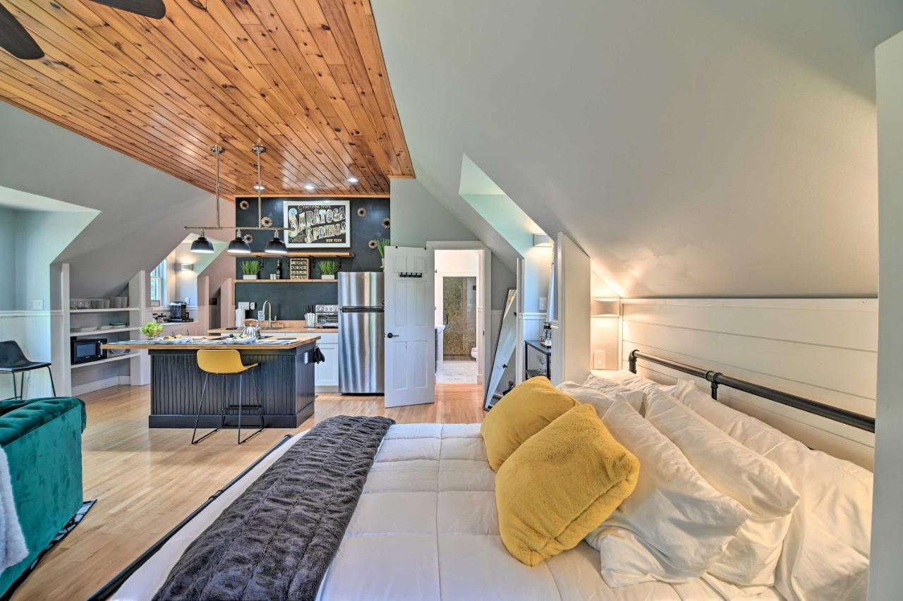 Stylish Studio With Fireplace About 3 Mi From Dtwn! Saratoga Springs Esterno foto